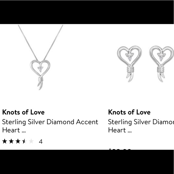 knots of love Jewelry - Knots of love earring and necklace set